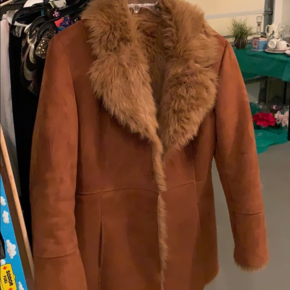 Suede coat